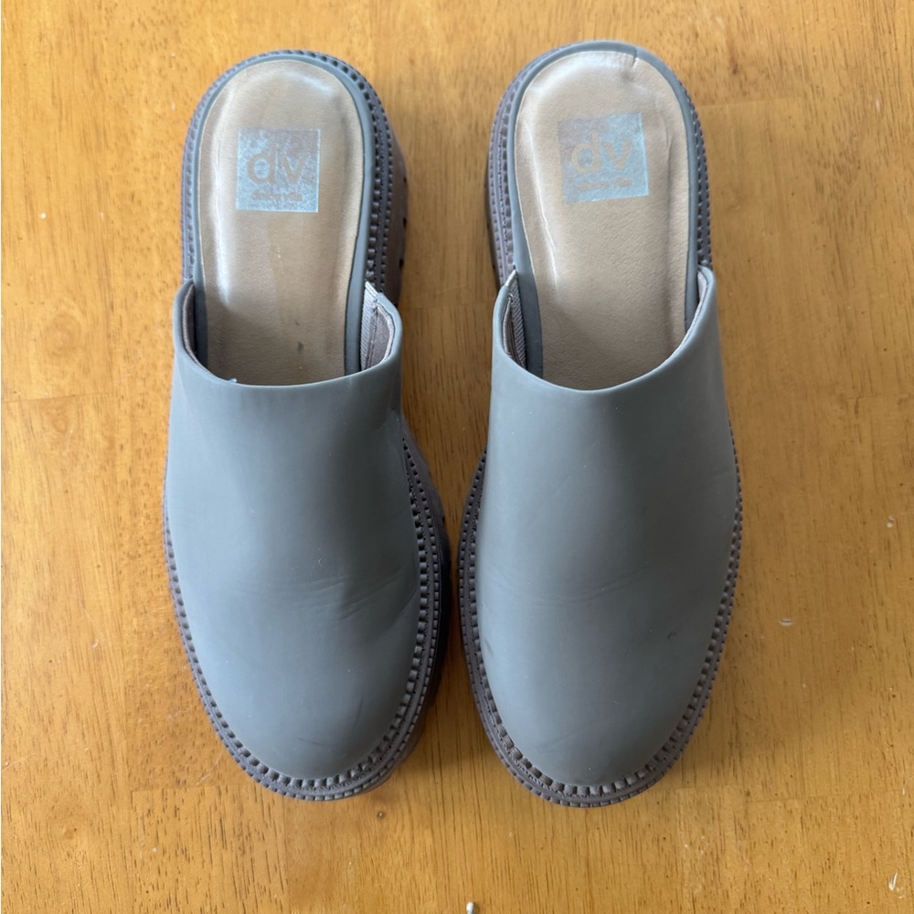 Dolce Vira Mule Clog in Brown— Comfortable Everyday Shoe